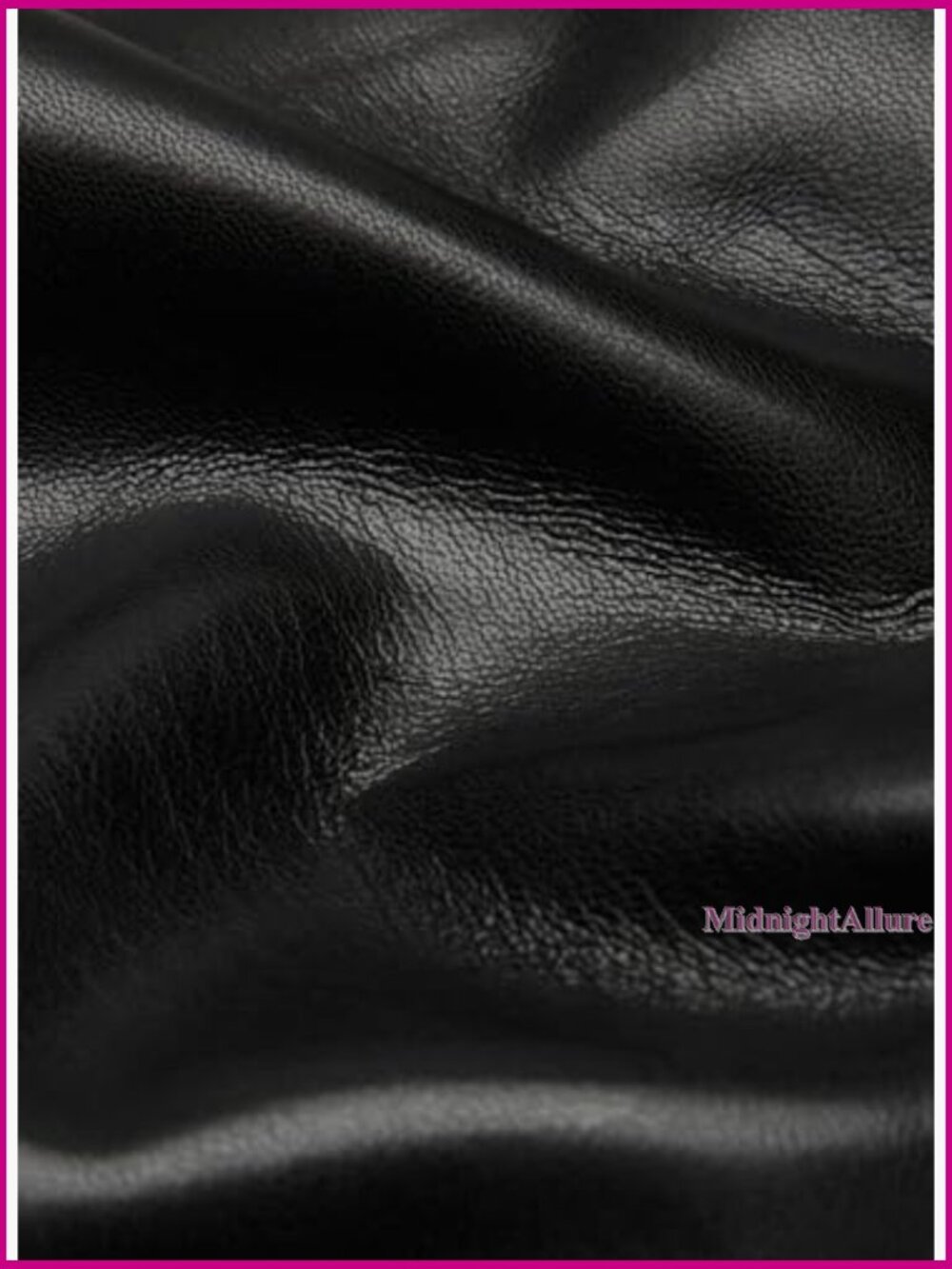 Faux Leather Cargo Shorts High Waisted Wide Leg Bermuda Casual with Pockets - Picture 5 of 5